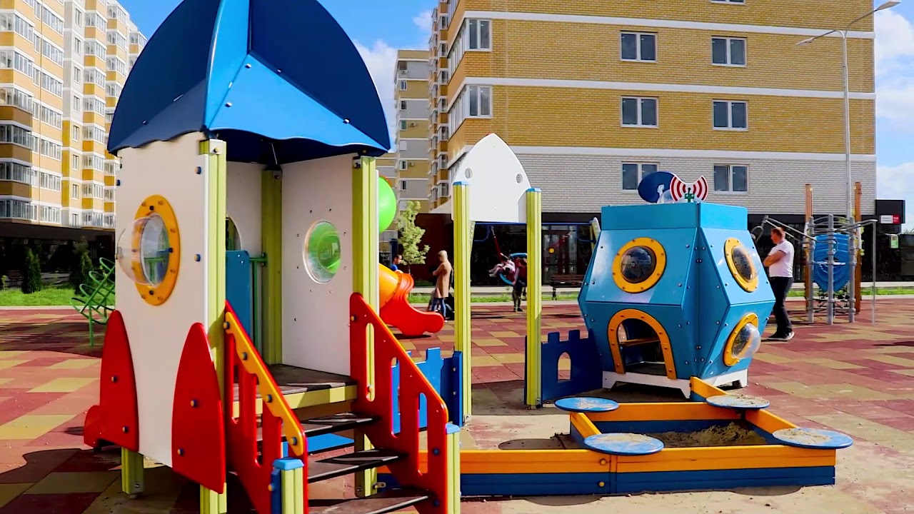 Обзор детских площадок - Литер 2 и 4 | ЖК "Светлоград"
