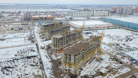 Ход строительства - ЖК Светлоград - февраль 2021
